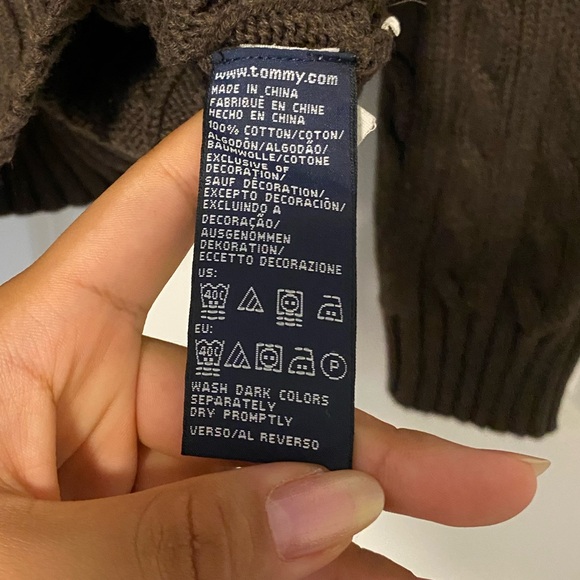 Tommy Hilfiger Brown Knit Sweater - Picture 5 of 5